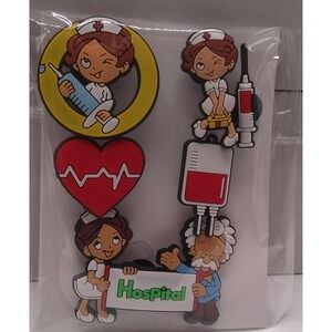 Shoe Charms for Crocs featuring 	Nurses	A1